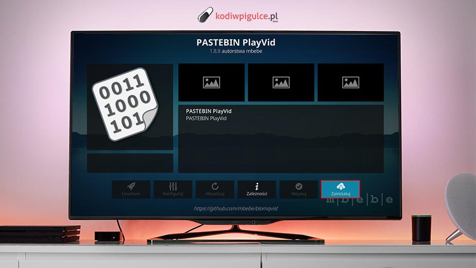 Dodatek Pastebin PlayVid pozwala na odtwarzanie materiałów wideo z różnych ...